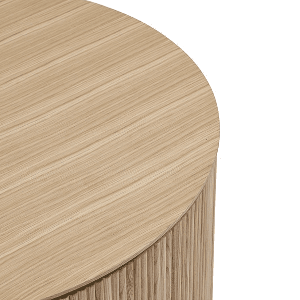 Costine Round Coffee Table - Ash Oak Tommy Franks 2