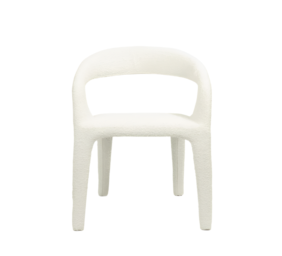 Escada Dining Chair - Chex Bouclé Polar Tommy Franks 1