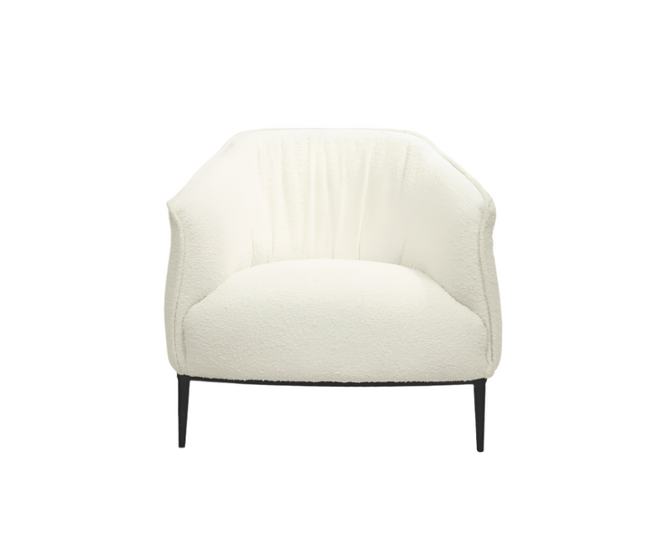 Tyrone Lounge Chair - Chex Bouclé Polar Tommy Franks 1