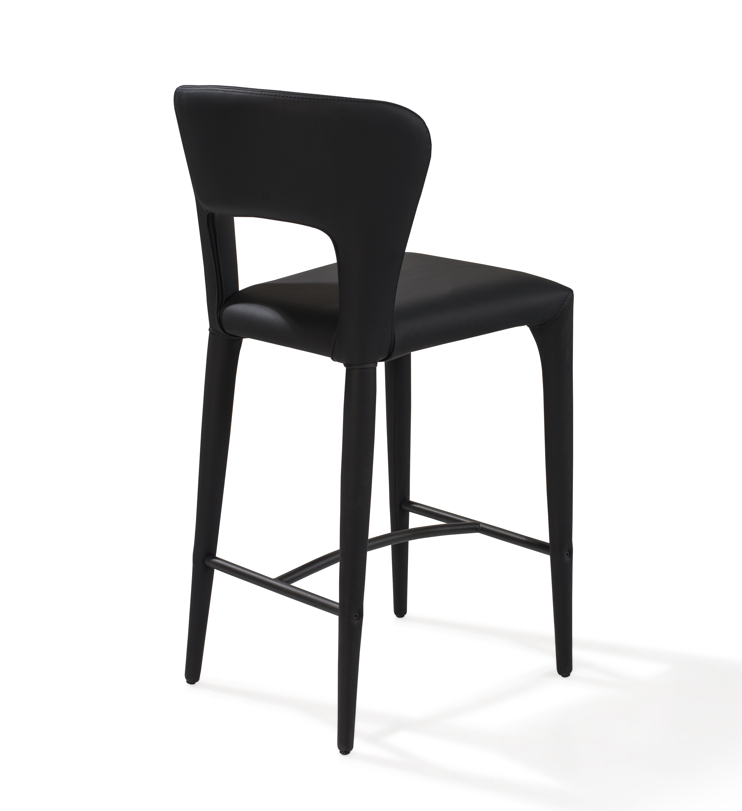 Pari I Bar Stool - Mustang Black Tommy Franks 4
