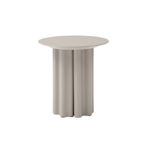 Moon Side Table - Matte Beige