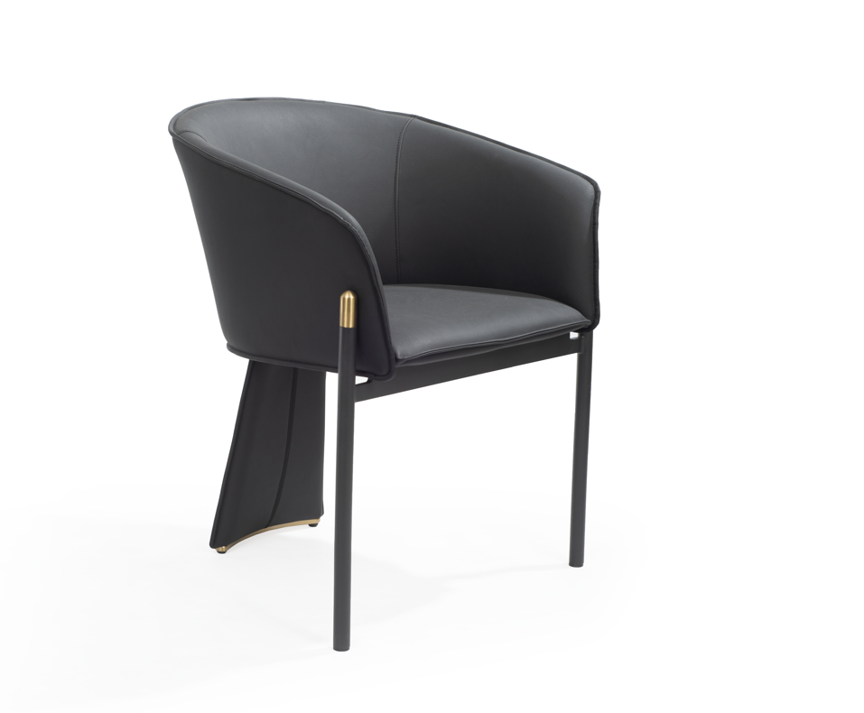 Felipo Set of 2 Dining Chairs - Mustang Black Tommy Franks 5