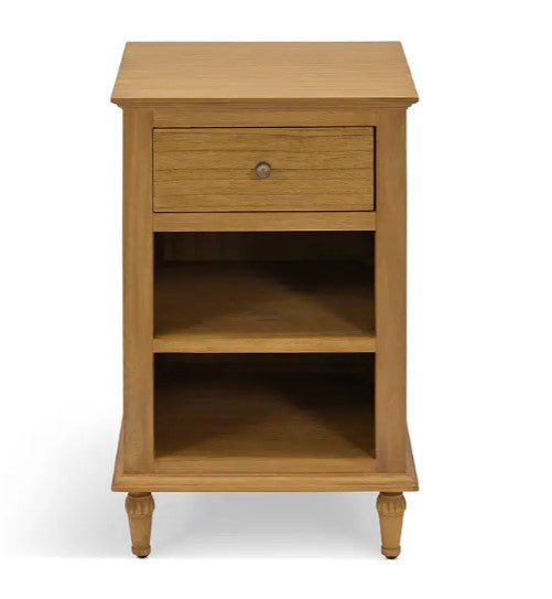 Barton Bedside Table - Natural Wood Garden Trading 1