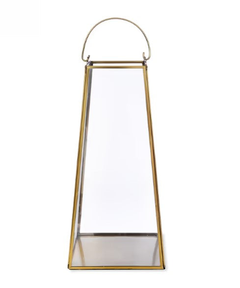 Large Ablington Lantern - Antique Brass Finish Garden Trading 1