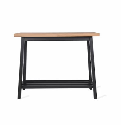 Clockhouse Oak & Beech Console Table - Black Garden Trading 1