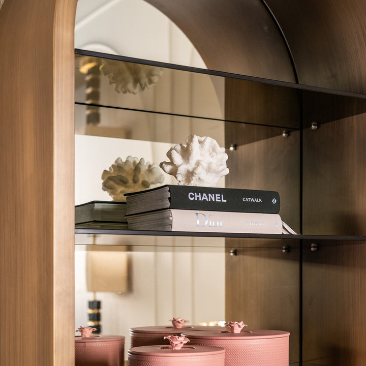 Bowic Display Cabinet - Brushed Gold Richmond 3