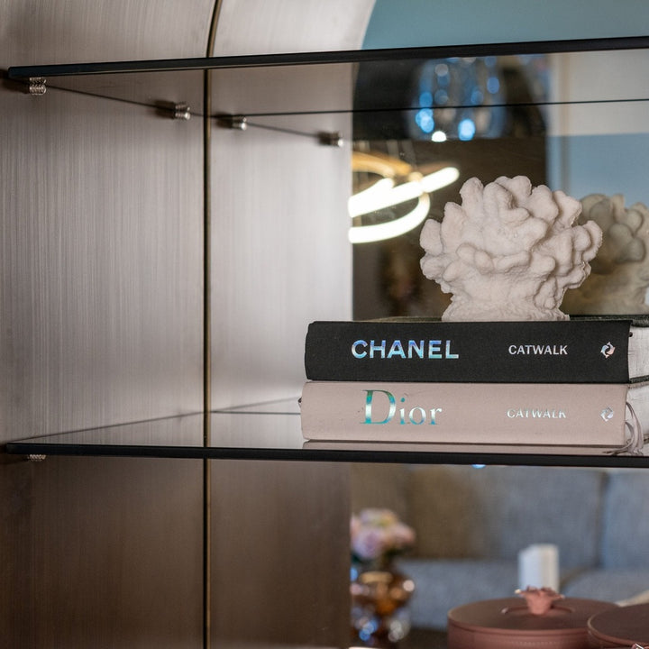 Bowic Display Cabinet - Brushed Gold Richmond 5