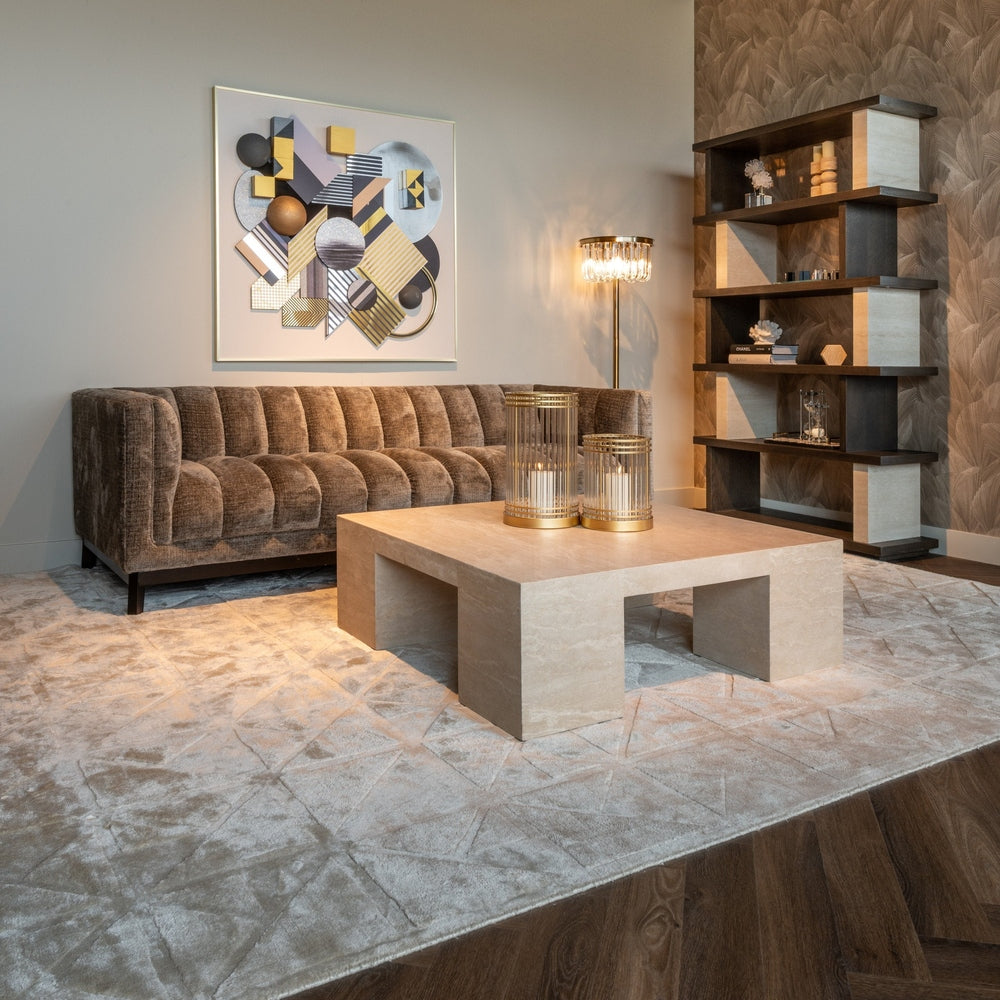 Biltmore Travertine Square Coffee Table - Beige Richmond 2