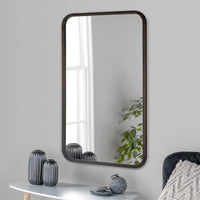 Olivia's Nebula Mirror in Rich Wenge