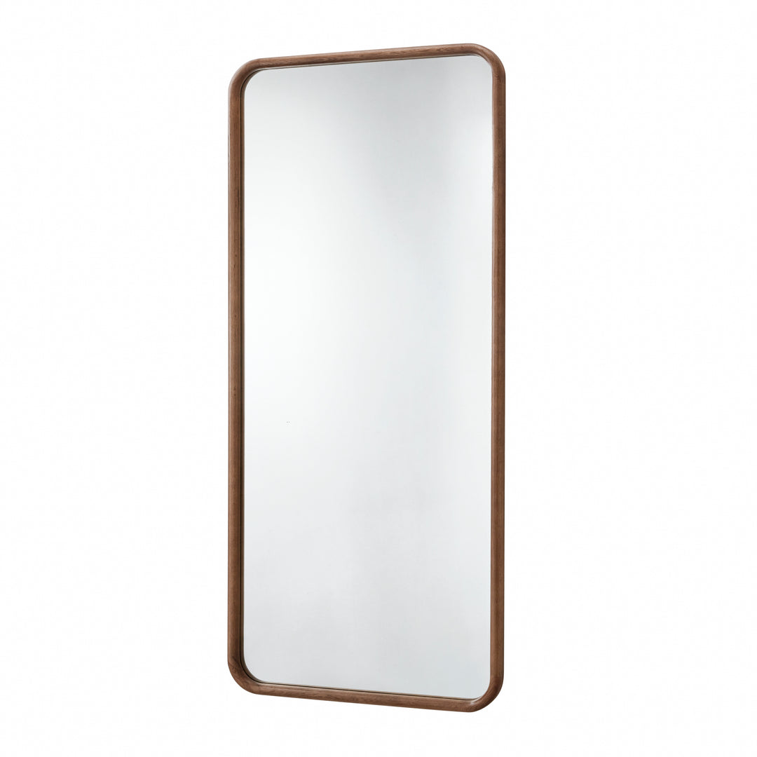 Sherwood Curved Full Length Mirror - Walnut Yearn Mirrors 1