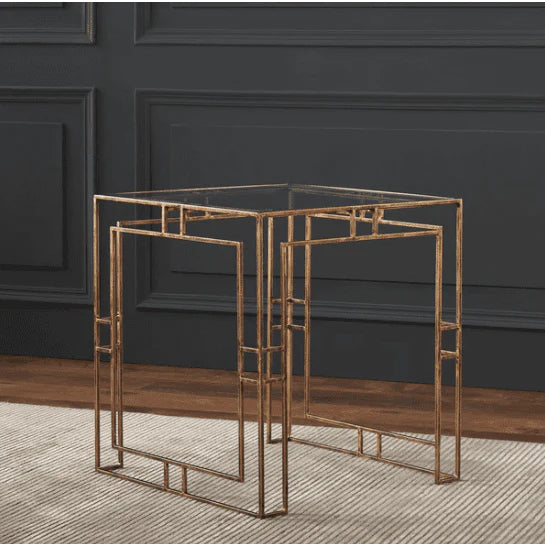  MindyBrown-Mindy Brownes Laurant Side Table-Gold 181 