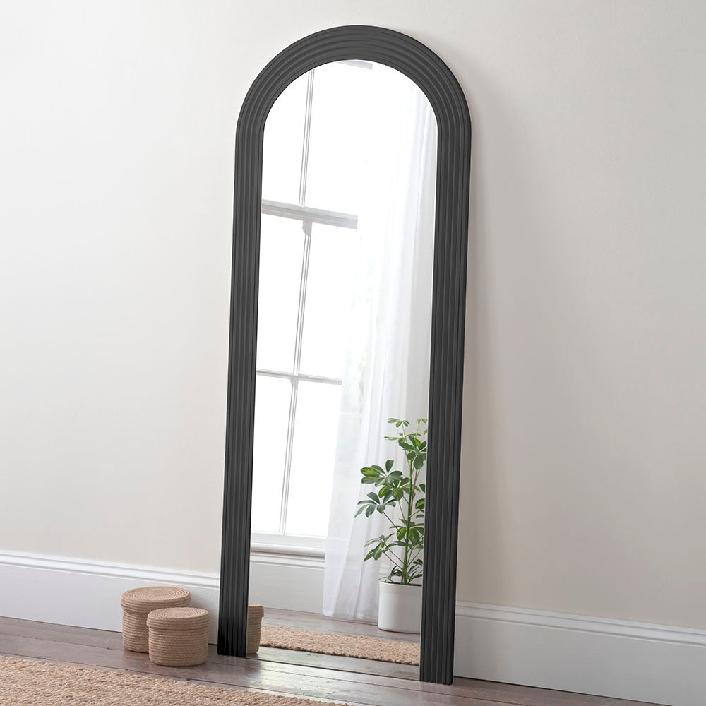 Olivia's Atlas Arch Full Length Mirror in Black