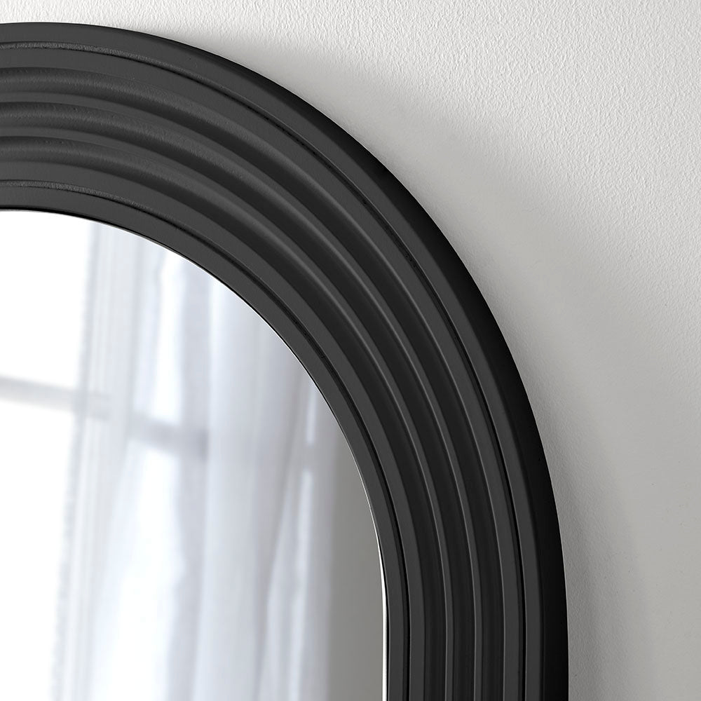  Yearn Mirrors-Olivia's Atlas Arch Full Length Mirror in Black-Black 573 
