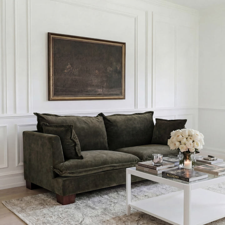 Sutton 3 Seater Sofa - Olive