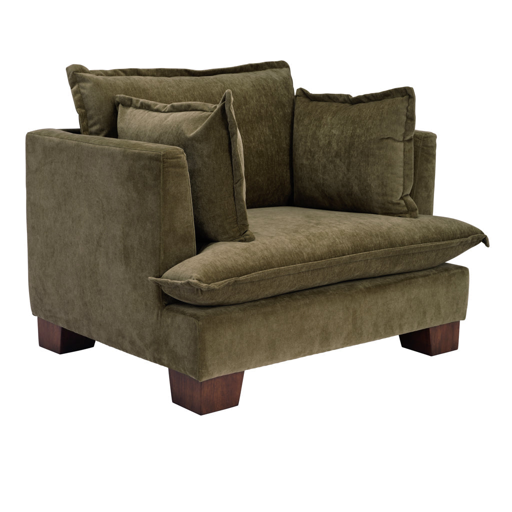 Sutton Armchair - Olive