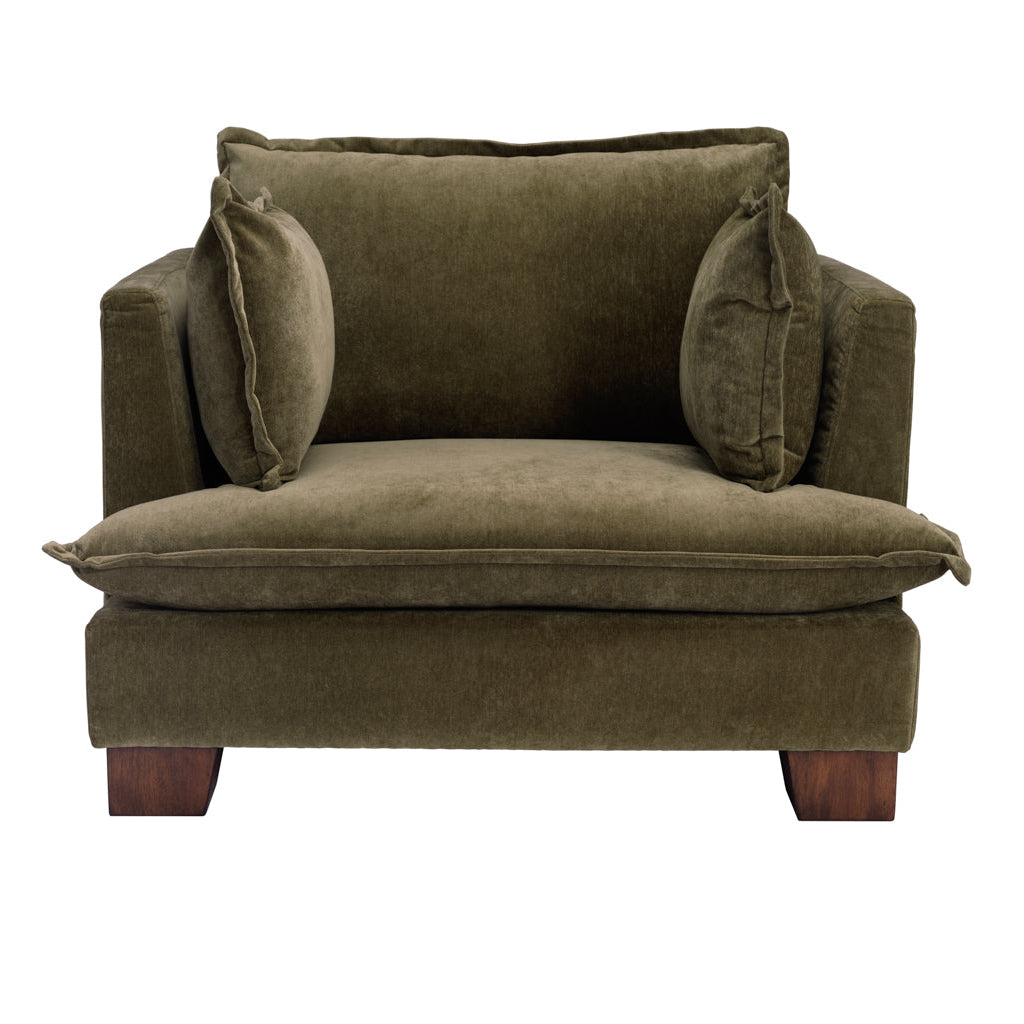 Sutton Armchair - Olive