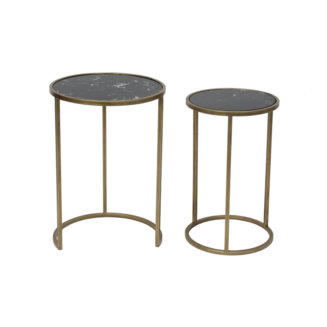 Arlo Nested Side Tables - Black