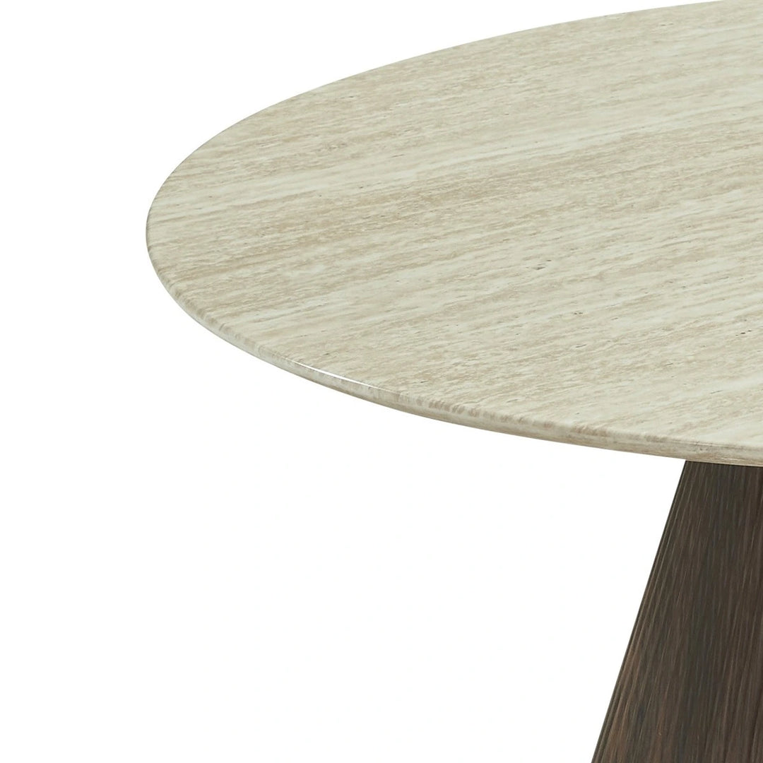 Milan Coffee Table - Marble & Walnut