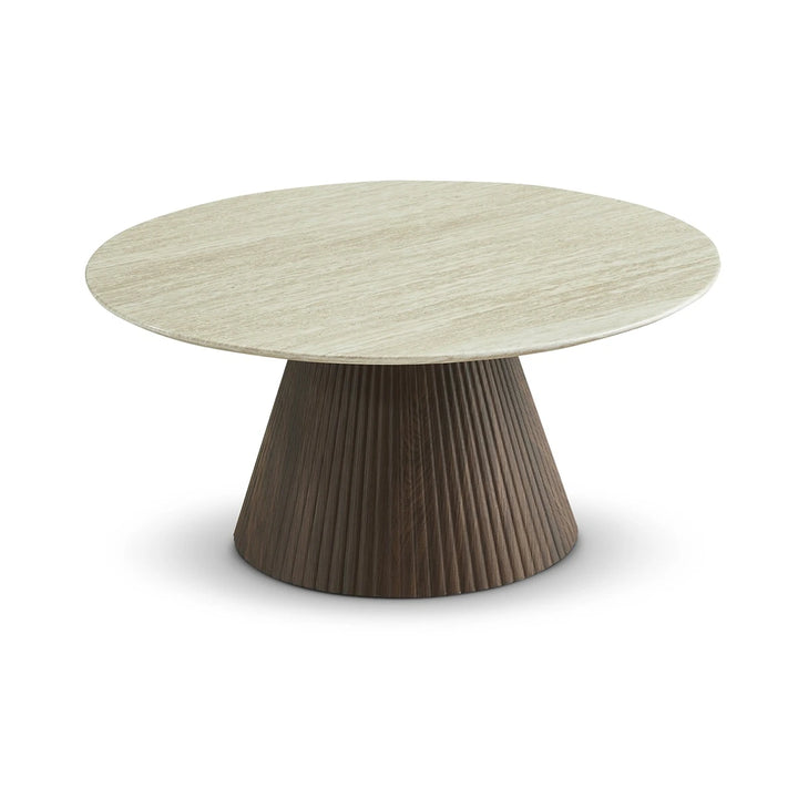 Milan Coffee Table - Marble & Walnut