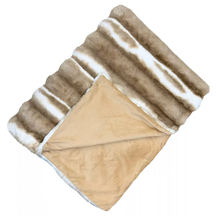Rutland Faux Fur Throw 150x200cm - Natural