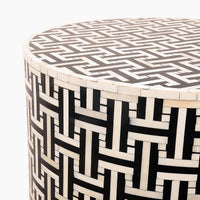 Ivy & Elm Hudson Bone Inlay End Table