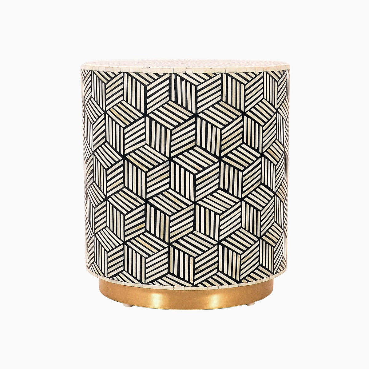 Ivy & Elm Kiko Bone Inlay End Table