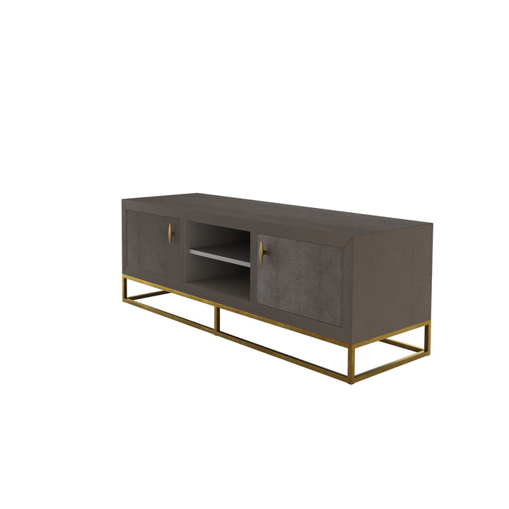 Hampton TV Unit - Brown Shagreen DIDesigns 2