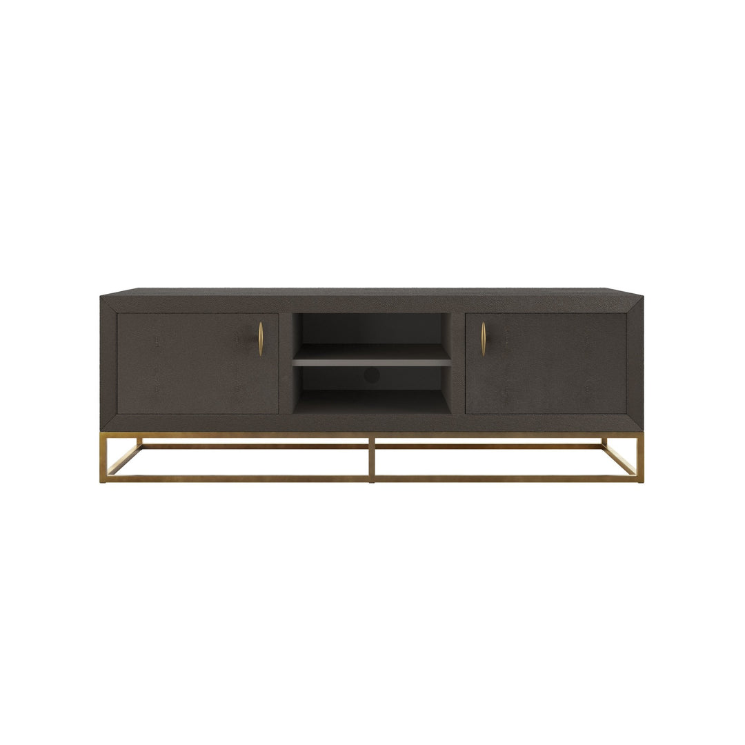 Hampton TV Unit - Brown Shagreen DIDesigns 1