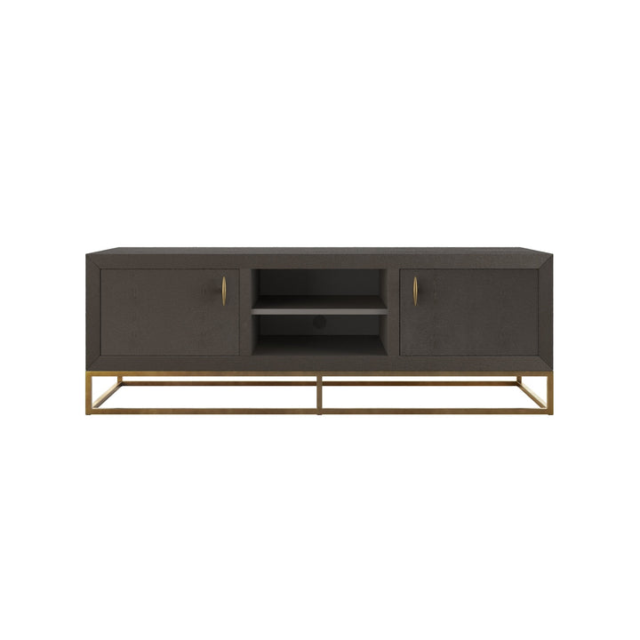 Hampton TV Unit - Brown Shagreen DIDesigns 1