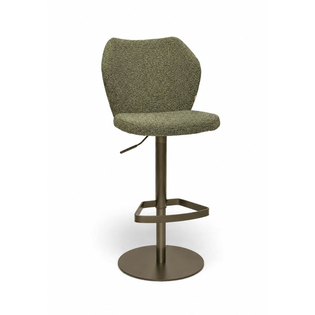 Toby Green Monza Melange Adjustable Barstool - Anodic Brown