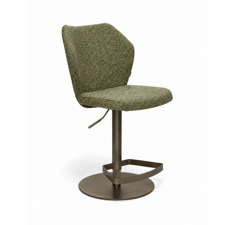 Toby Green Monza Melange Adjustable Barstool - Anodic Brown
