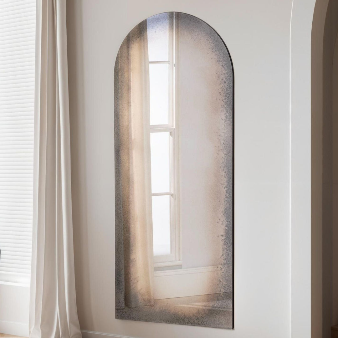 Tribeca Arched Full Length Antiqued Mirror Yearn Mirrors 1
