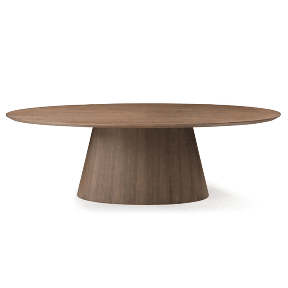 Tommy Franks Tavamo Oval Dining Table in Walnut