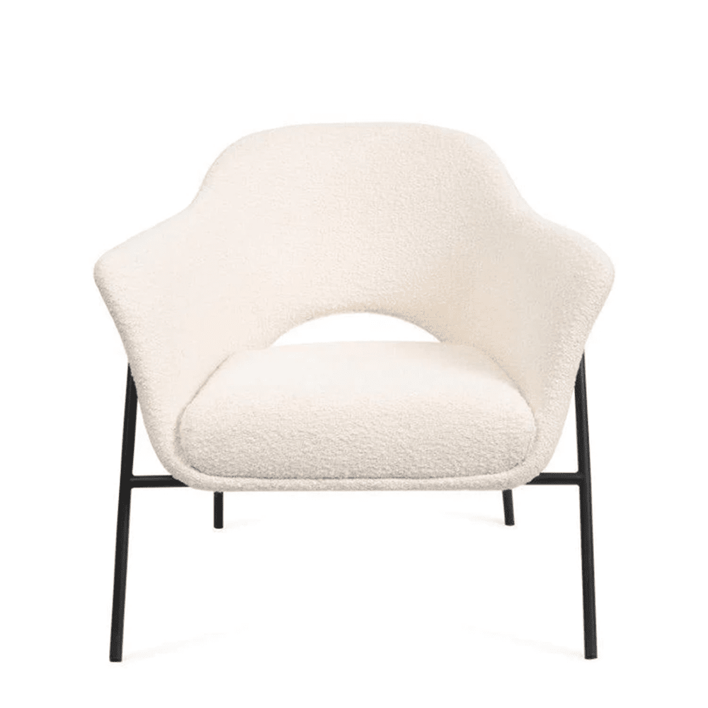 Tommy Franks Arteta Accent Chair in Polar Boucle