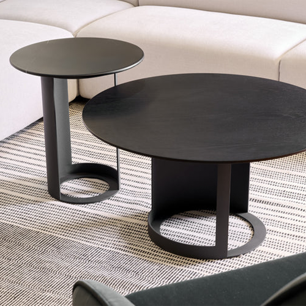 Tommy Franks-Tommy Franks Alban Coffee Table in Matte Black-Black 061 