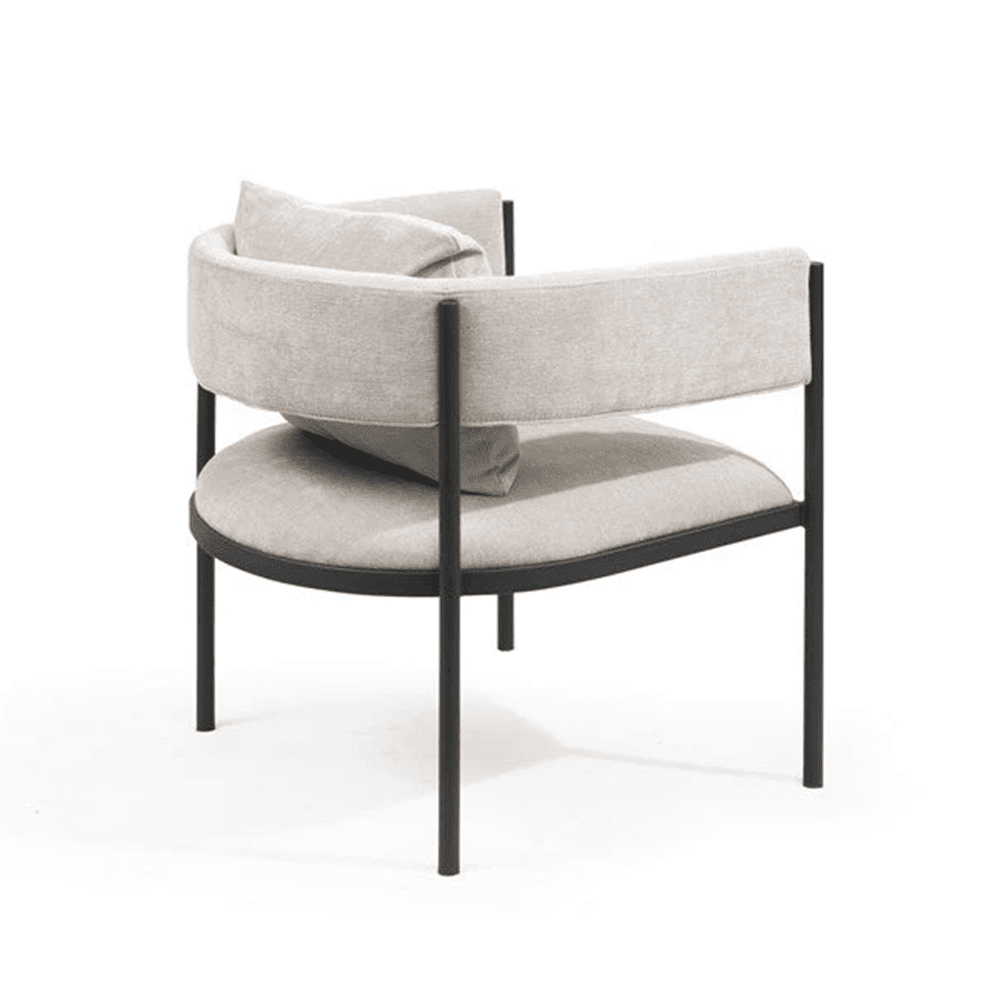 Envie I Lounge Chair - Giselle Grey Beige Tommy Franks 4
