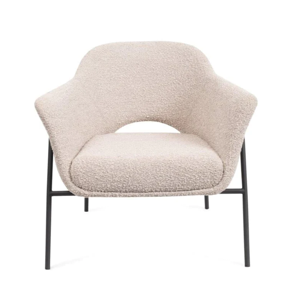 Tommy Franks Arteta Accent Chair in Steam Boucle