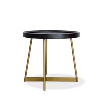 Tommy Franks Lane Oak Side Table in Smoke Gold