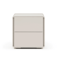 Tommy Franks Kota Bedside Table in Matte Beige