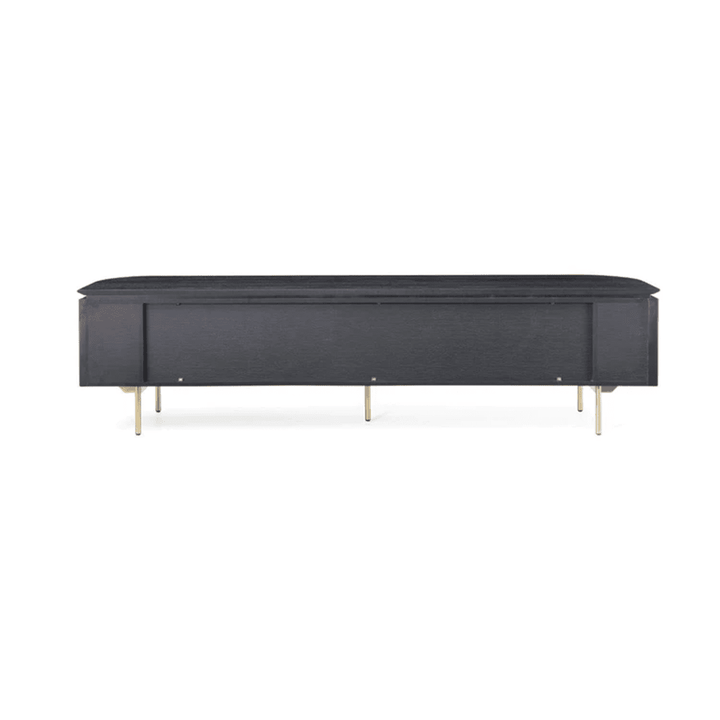 Lantine Oak TV Unit - Matte Black Tommy Franks 3