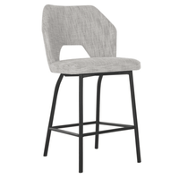 Must Living Bloom Counter Chair in Light Grey