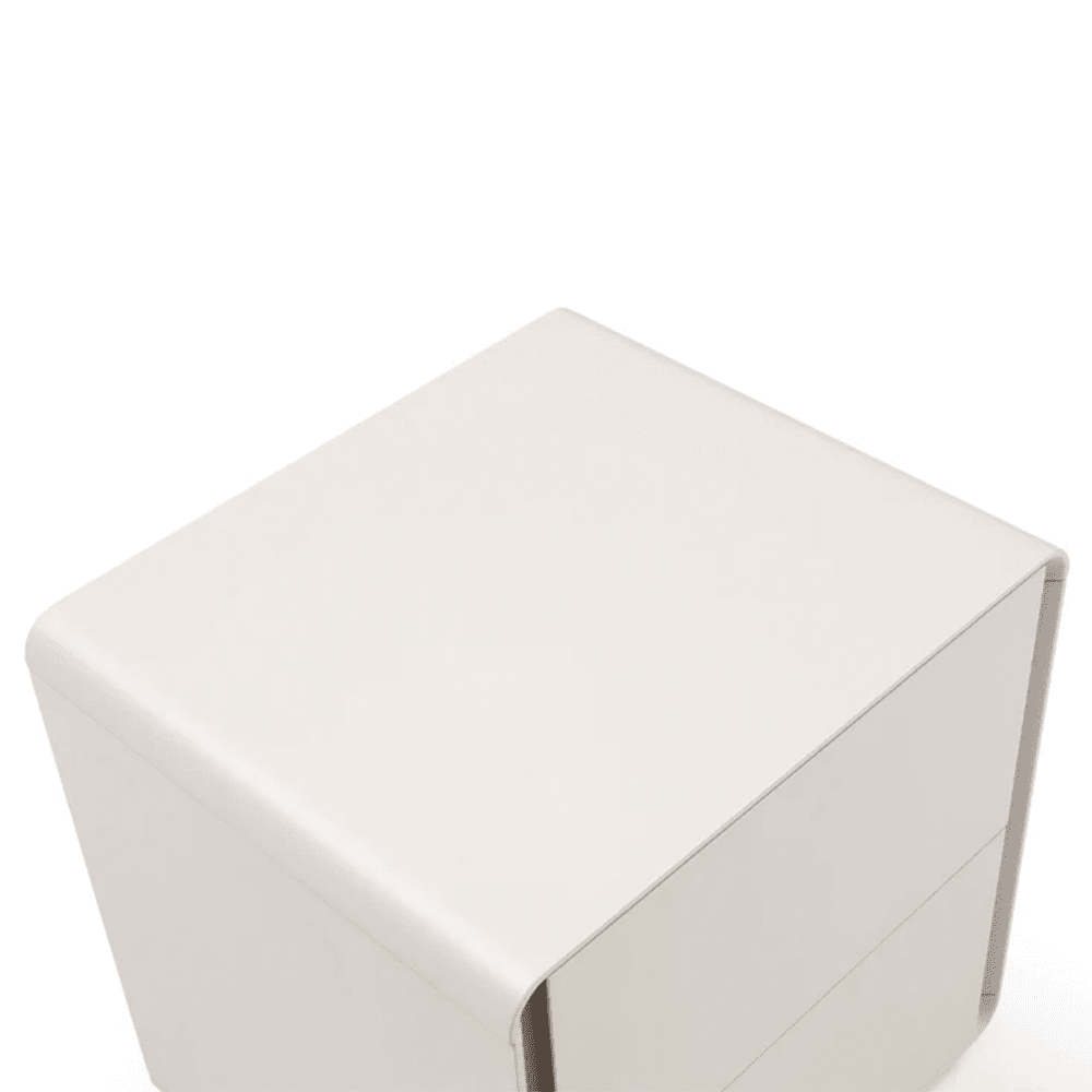 Kota Bedside Table - Matte Beige Tommy Franks 5
