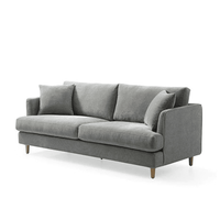 Tommy Franks Kendal 3-Seater Sofa in Seville Pebble Grey