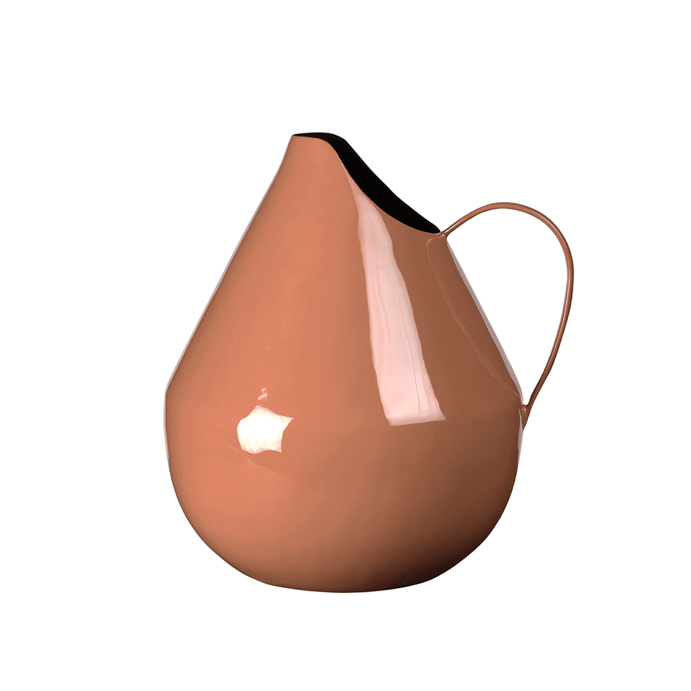 Broste Copenhagen Rosario Vase in Nut Brown