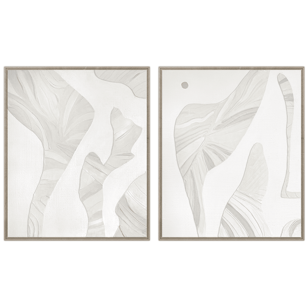 Quintessa Art Set of 2 Kela Hand Painting