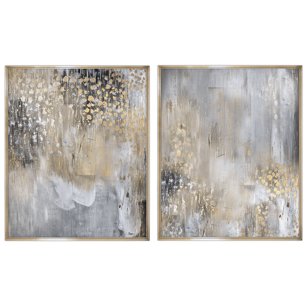 Quintessa Art Set of 2 Luvia Hand Painting