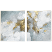 Quintessa Art Set of 2 Ligo Hand Painting