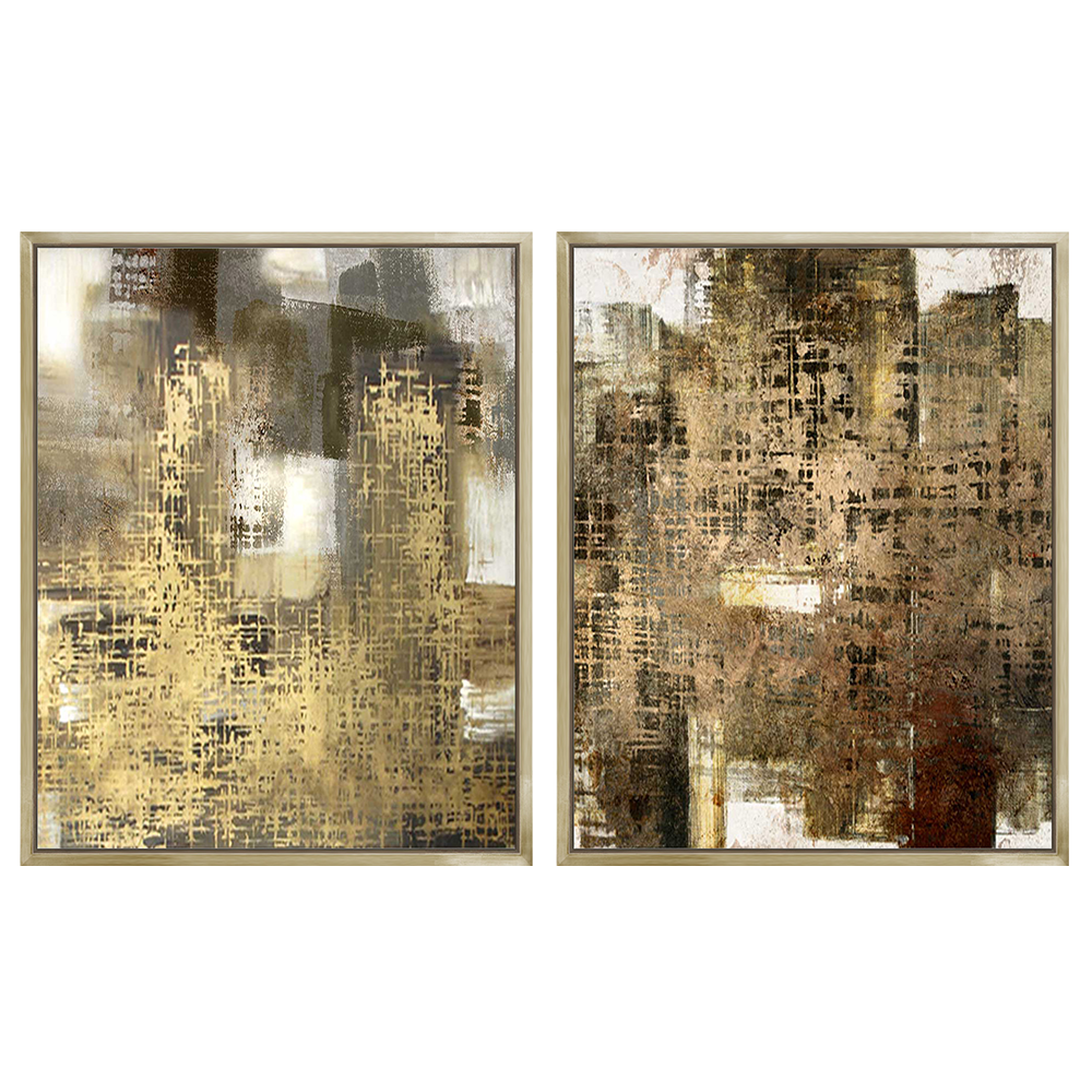 Quintessa Art Set of 2 Valona Under Glass Print