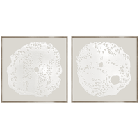 Quintessa Art Set of 2 Biscout Hand Painting