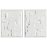 Quintessa Art Set of 2 Dipli Under Glass Print